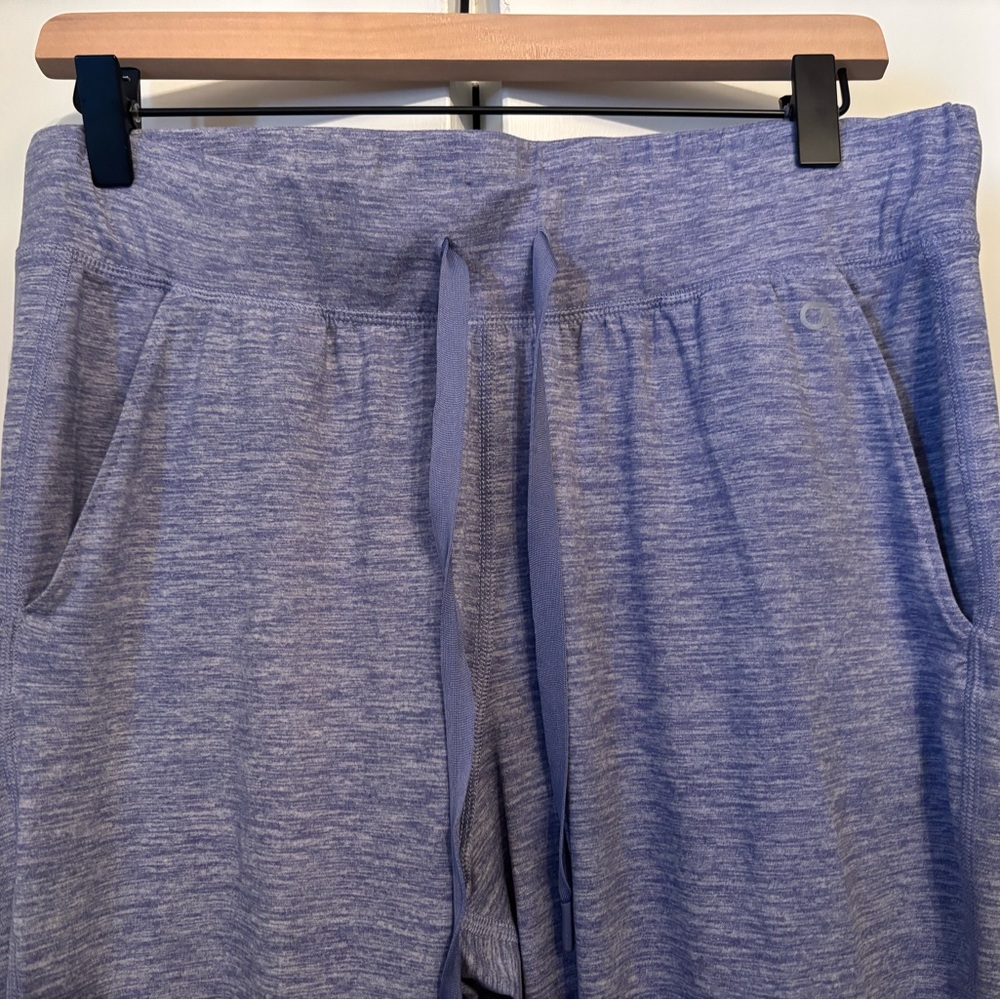 GAP Purple Spacedye Brushed Tech Jersey Jogger. Sz Medium - Picture 2 of 5